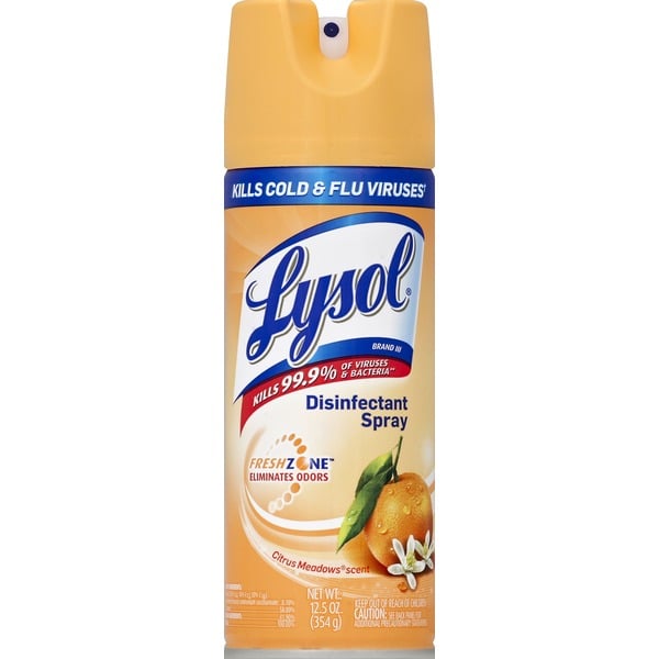 Cleaning Products Lysol Disinfectant Spray, Citrus Meadows Scent hero