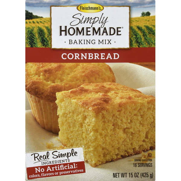 Baking & Supplies Fleischmann's Simply Homemade Baking Mix Cornbread hero