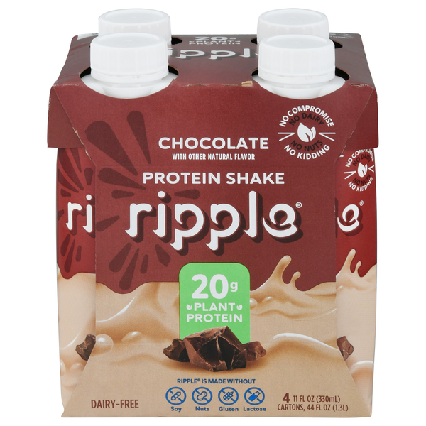 Protein & Meal Replacements Ripple Protein Shake, Chocolate hero