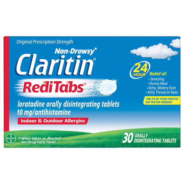 Allergy Claritin 24 Hour Non-Drowsy Allergy RediTabs hero