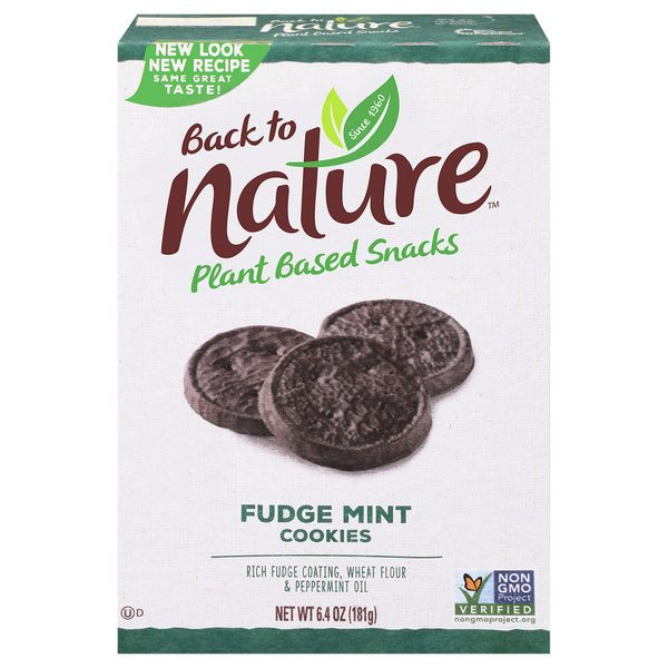 Cookies & Cakes Back to Nature Cookies, Fudge Mint, Plant Based hero