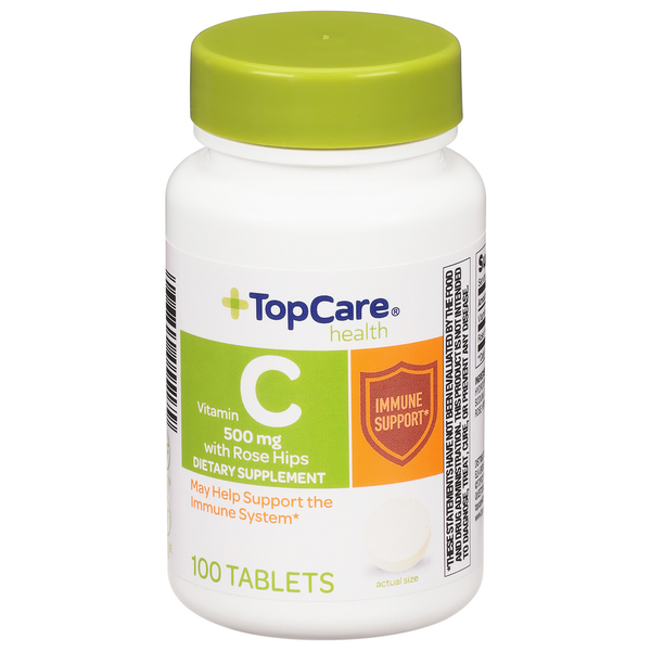 Vitamins & Supplements TopCare Vitamin C, 500 mg, Tablets hero