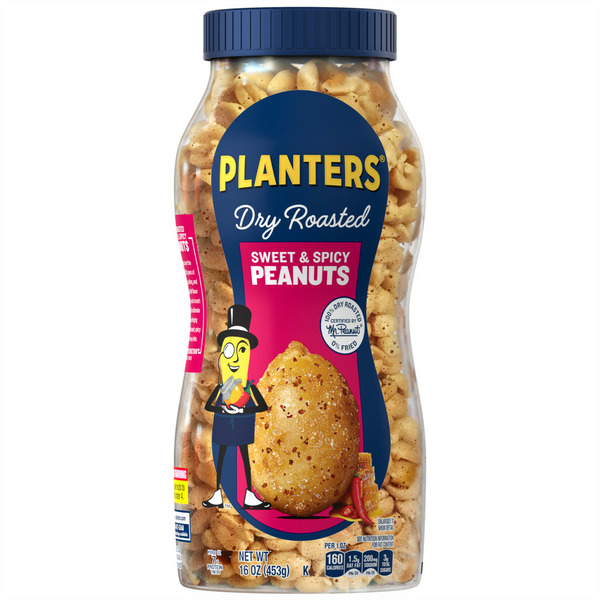 Planters Sweet And Spicy Peanut Whole Plastic Jar hero