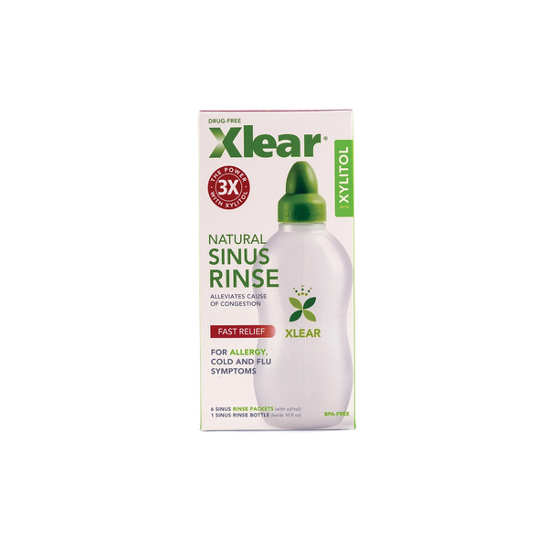 Cold, Flu & Allergy Xlear Sinus Rinse Natural, Fast Relief with Moisturizing Xylitol hero