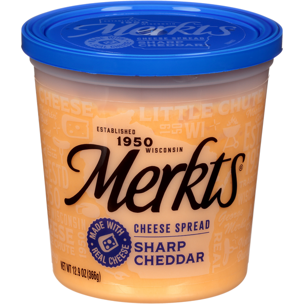 Other Creams & Cheeses Merkts Sharp Cheddar Cheese Spread hero