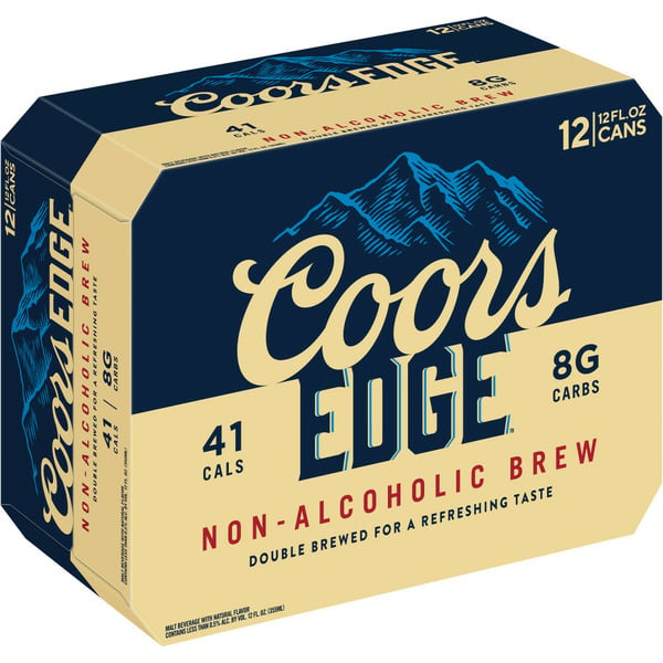 Coors Edge Non-Alcoholic Beer hero