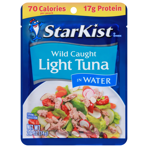 Canned Meat, Seafood & Beans StarKist Chunk Light Tuna in Water, Pouch hero