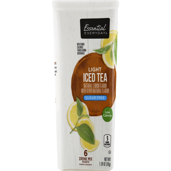 Cocoa & Drink Mixes Essential Everyday Drink Mix, Sugar Free, Light, Ice Tea hero