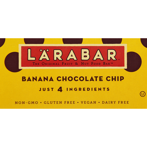 Cookies & Cakes LÄRABAR Fruit & Nut Food Bar, Banana Chocolate Chip hero