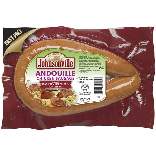 Hot Dogs, Bacon & Sausage Johnsonville Andouille Chicken Sausage hero