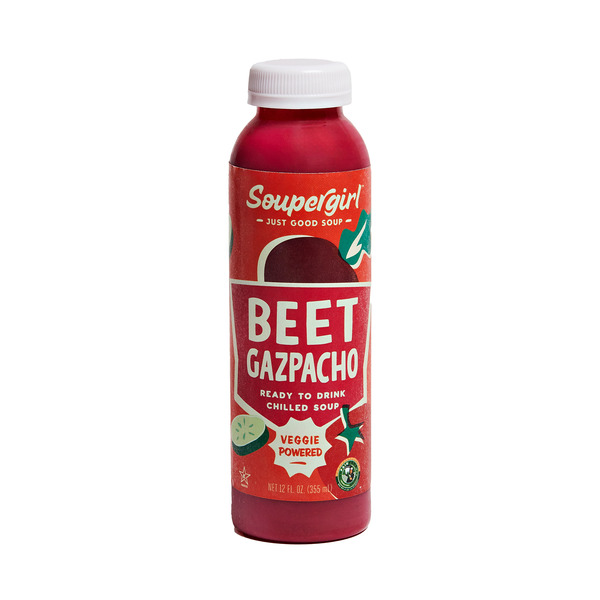 Soupergirl Beet Gazpacho Soup, No Added Sugar, Plant-Based, Kosher, Gluten-Free hero