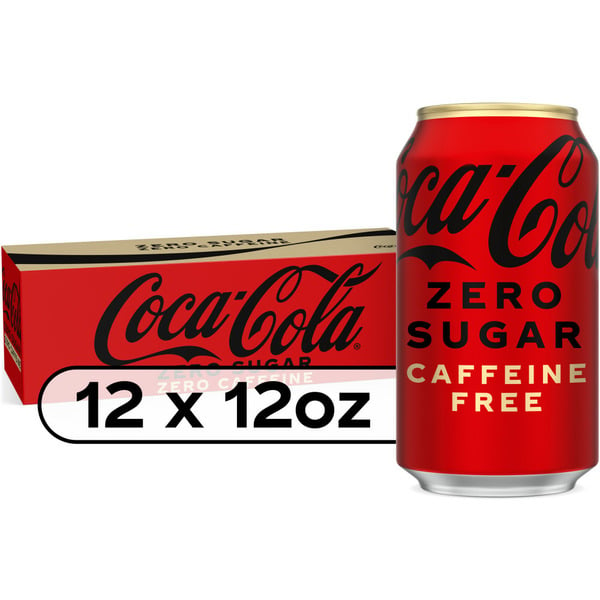 Soft Drinks Coca Cola Zero Sugar Caffeine-Free Soda Soft Drink hero