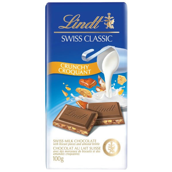 Candy & Chocolate Swiss Classic Crunchy Milk Chocolate Bar, 100 Grams hero