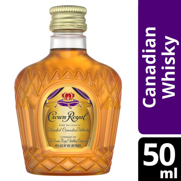 North American Whiskey Crown Royal Fine De Luxe Blended Canadian Whisky hero