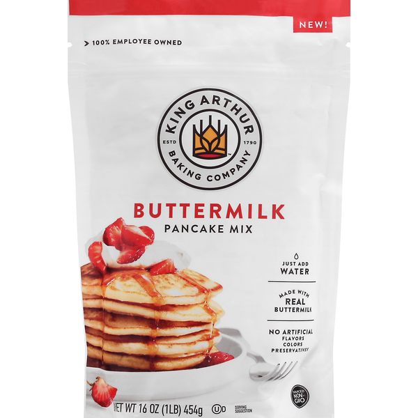 Doughs, Gelatins & Bake Mixes King Arthur Baking Company Pancake Mix, Buttermilk hero