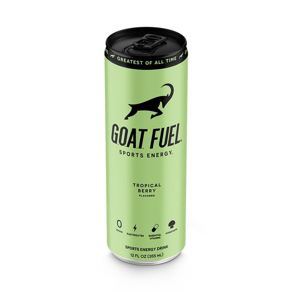 Energy & Sports Drinks G.O.A.T. Fuel Sports Energy Drink,  Tropical Berry hero