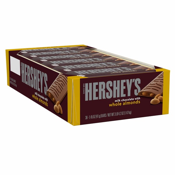 Candy & Chocolate Hershey's Milk Chocolate with Whole Almonds Candy hero