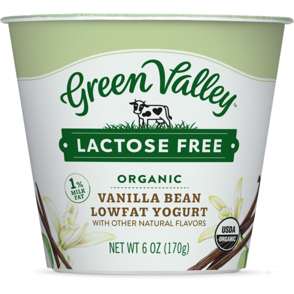 Yogurt Green Valley Creamery Lactose Free Organic Lowfat Vanilla Yogurt hero