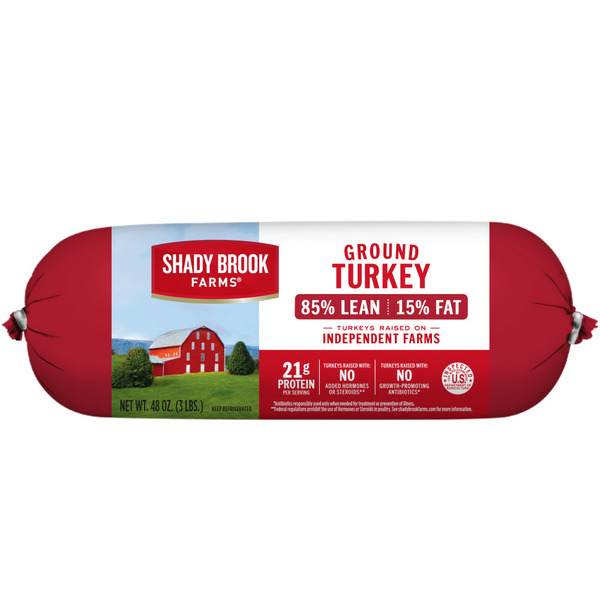 Packaged Poultry Shady Brook Farms® 85% Lean / 15% Fat Ground Turkey Roll hero