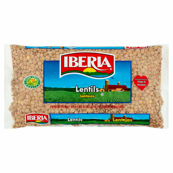 Canned Meat, Seafood & Beans Iberia Lentils hero