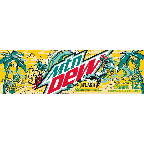 Soft Drinks Mountain Dew Soda, Baja Flash hero