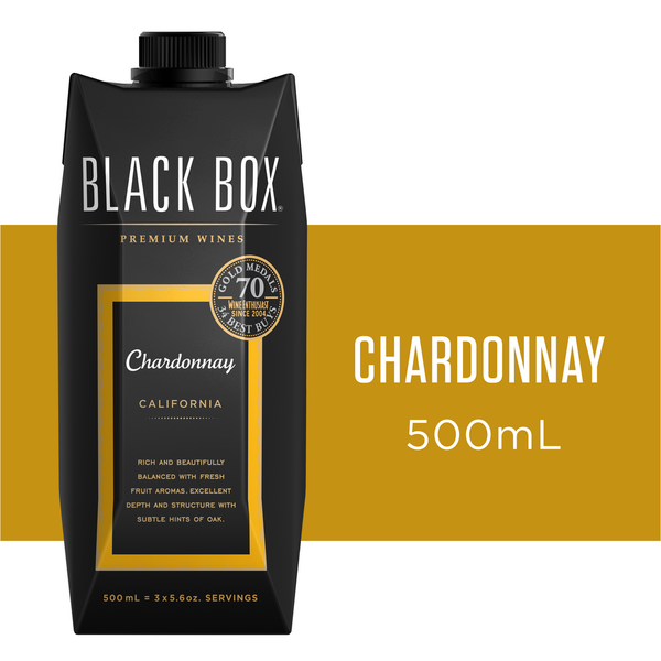 Boxed & Packaged Wine Black Box Wines Chardonnay White Wine Go Pack hero