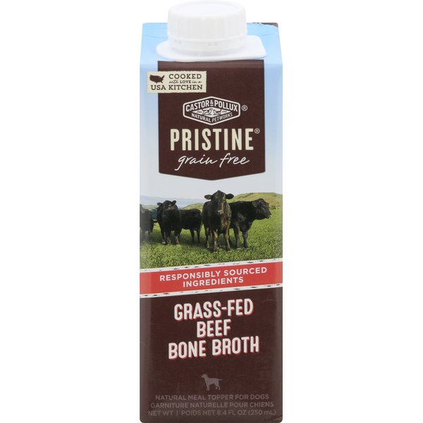 Dog Food & Care Castor & Pollux PRISTINE Beef Bone Broth, Grass-Fed hero