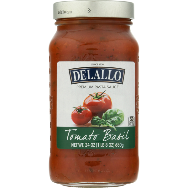 Pasta Sauce DeLallo Pasta Sauce, Premium, Tomato Basil hero