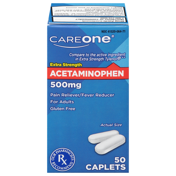 Muscles, Joints & Pain Relief CareOne Extra Strength Acetaminophen hero