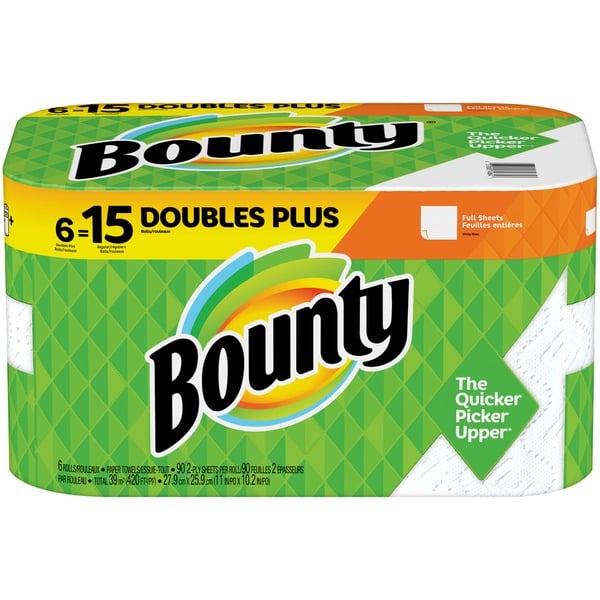 Paper Goods Bounty Paper Towels, Print hero