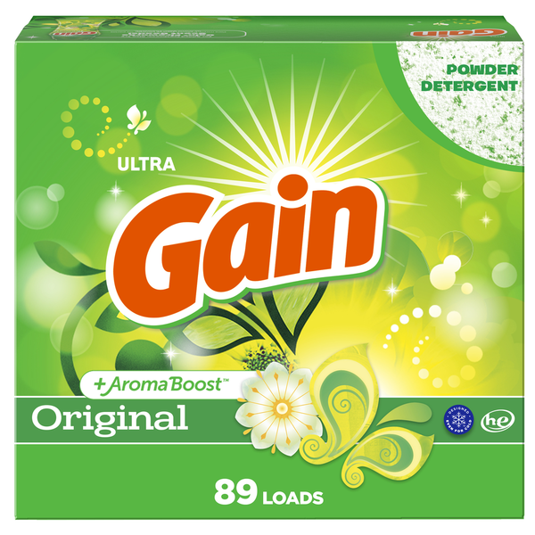 Laundry Gain Powder Laundry Detergent for Regular and HE Washers, Original Scent, 80 loads hero