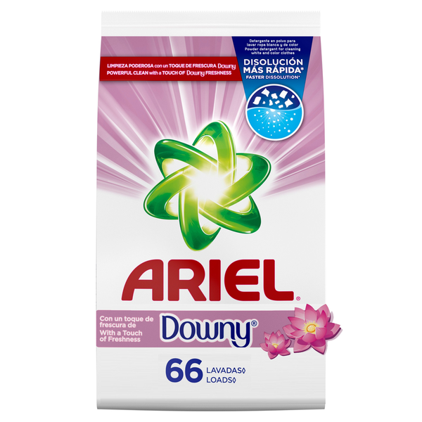 Ariel with a Touch of Downy Freshness, Powder Laundry Detergent, 66 loads hero