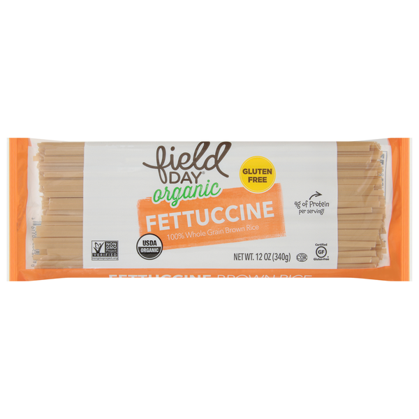 Dry Pasta FIELD DAY Fettuccine, Organic hero