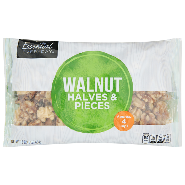 Nuts, Seeds & Dried Fruit Essential Everyday Walnut, Halves & Pieces hero