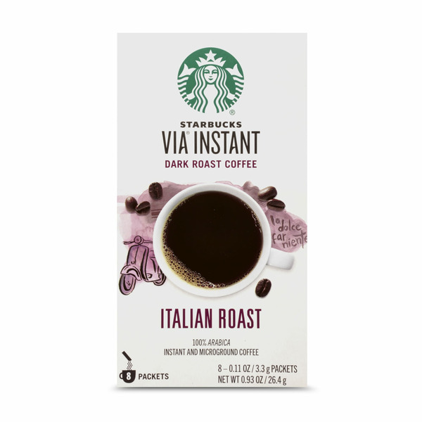 Coffee Starbucks VIA Italian Dark Roast Instant Coffee hero