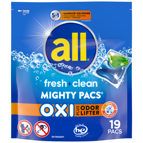 Laundry all Unit Dose Laundry Detergent  Oxi + Odor hero