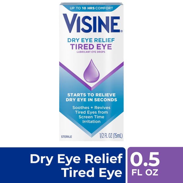 Eye & Ear Care VISINE Dry Eye Relief Tired Eye Lubricant Eye Drops hero