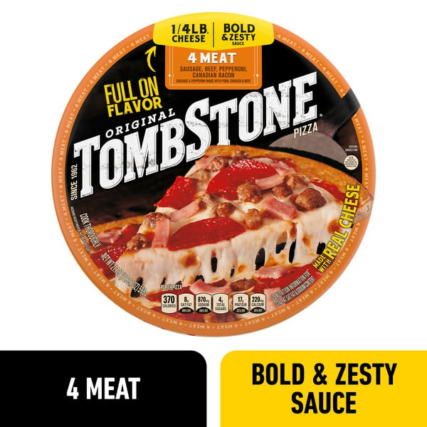 Frozen Pizza Tombstone Four Meat Frozen Pizza hero