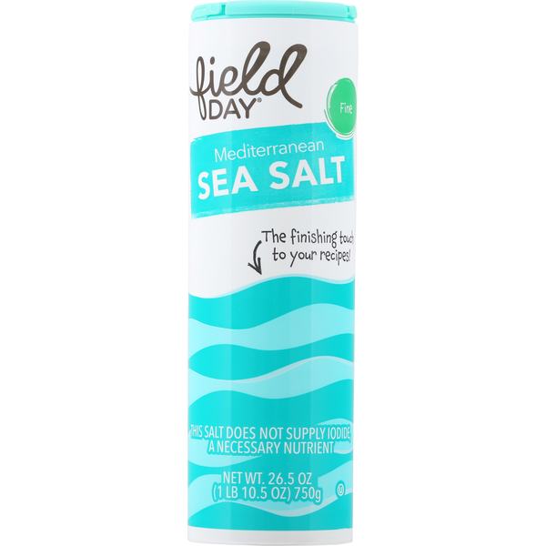 Spices & Seasonings FIELD DAY Sea Salt, Mediterranean, Fine hero