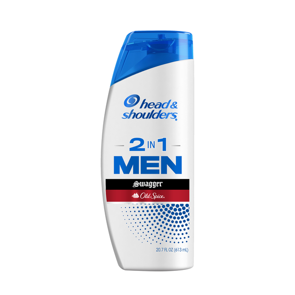 Hair Care Head & Shoulders Mens 2 in 1 Dandruff Shampoo and Conditioner, Old Spice Swagger hero