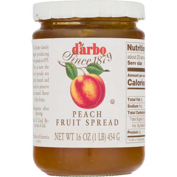 Spreads Darbo Fruit Spread, Peach hero