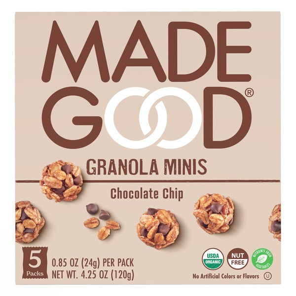 Granola MadeGood Chocolate Chip Granola Minis hero