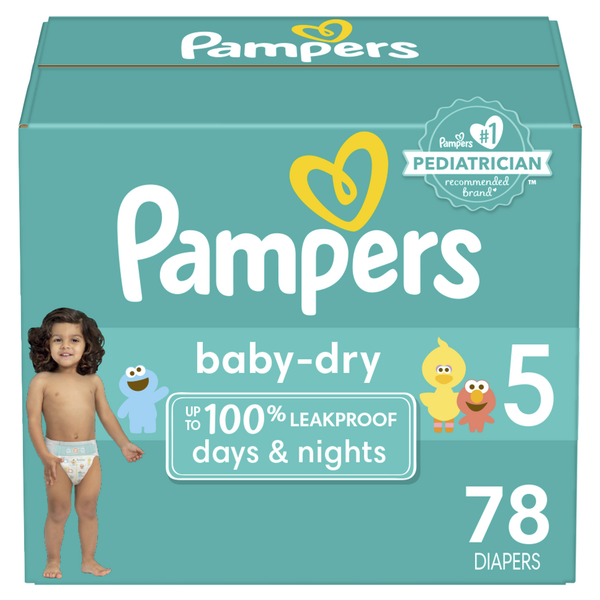 Diapers & Wipes Pampers Baby Dry Size 5 hero