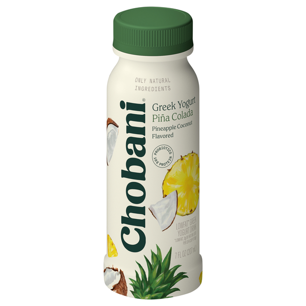 Refrigerated Chobani Yogurt Drink, Greek, Lowfat, Pina Colada hero