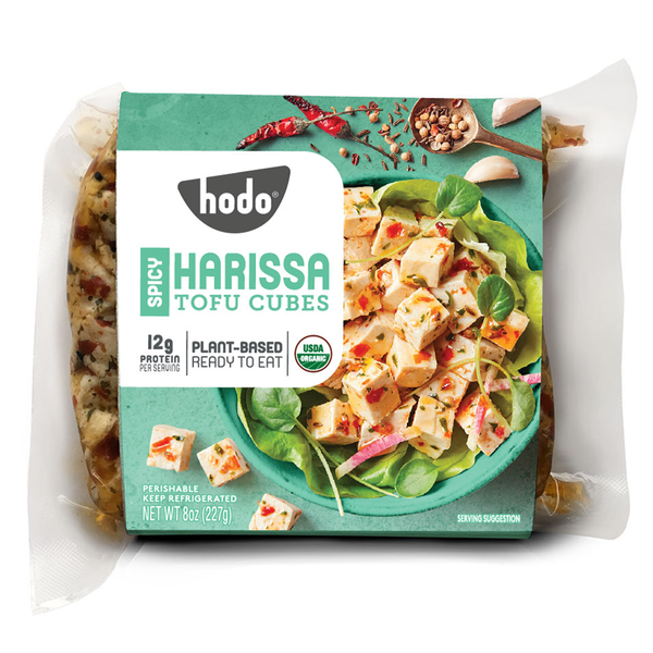 Tofu & Meat Alternatives Hodo Organic Spicy Harissa Cubes hero