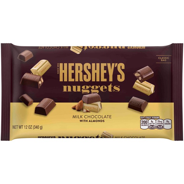 Candy & Chocolate Hershey's Nuggets Milk Chocolate with Almonds Candy hero