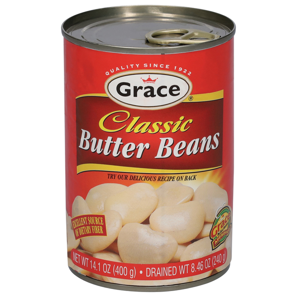 Canned Meat, Seafood & Beans Grace Butter Beans, Classic hero