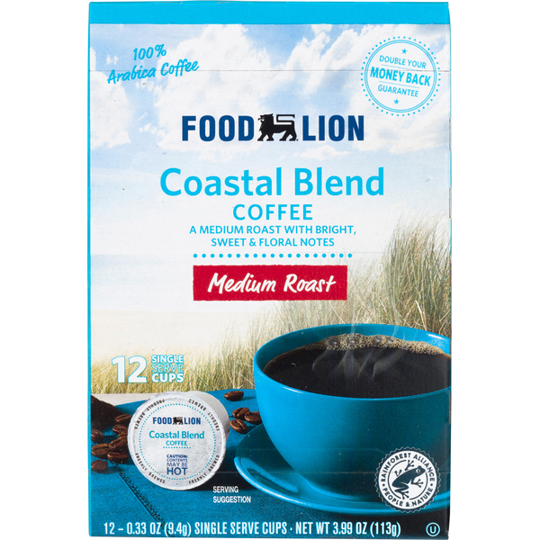 Coffee Food Lion Coastal Blend Coffee Single Serve Cups hero