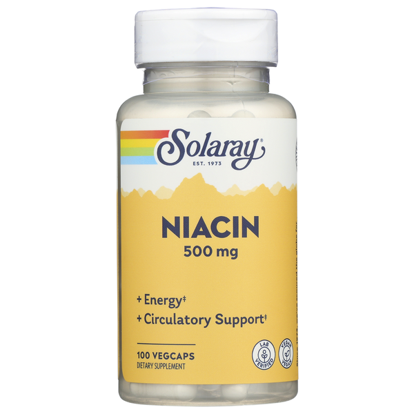 Vitamins & Minerals Solaray Niacin hero