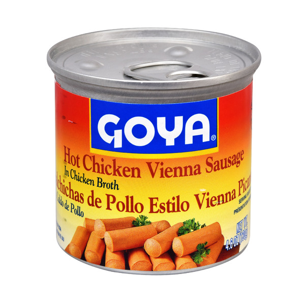 Canned Meat & Seafood Goya Hot Chicken Vienna Sausage hero